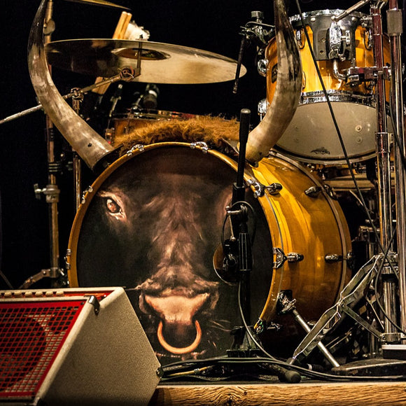 Jamey Johnson's drums. ©2014 Steve Ziegelmeyer