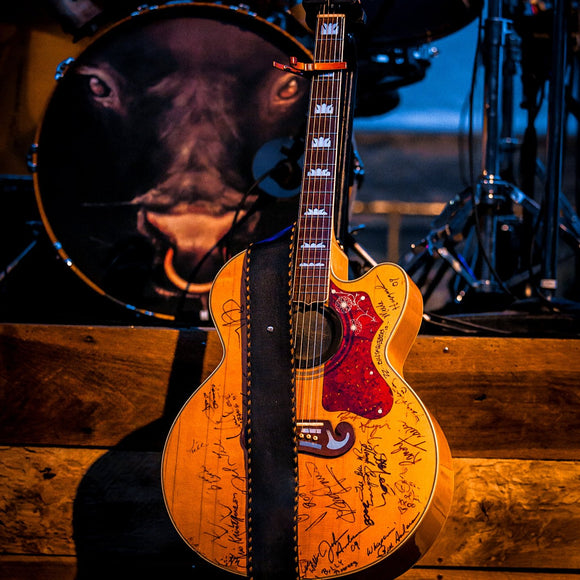 Jamey Johnson's guitar. ©2014 Steve Ziegelmeyer