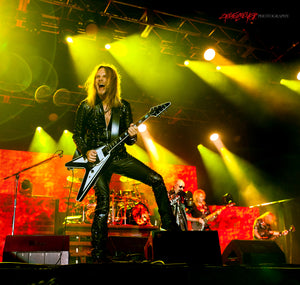 Richie Faulkner of Judas Priest. ©2014 Steve Ziegelmeyer
