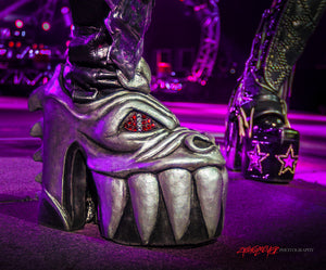 Gene Simmon's boots. Kiss. ©2014 Steve Ziegelmeyer