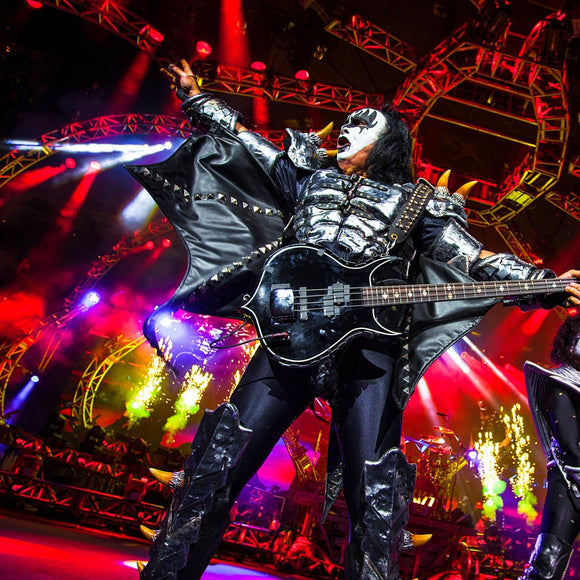 Gene Simmons and Tommy Thayer of Kiss. ©2014 Steve Ziegelmeyer
