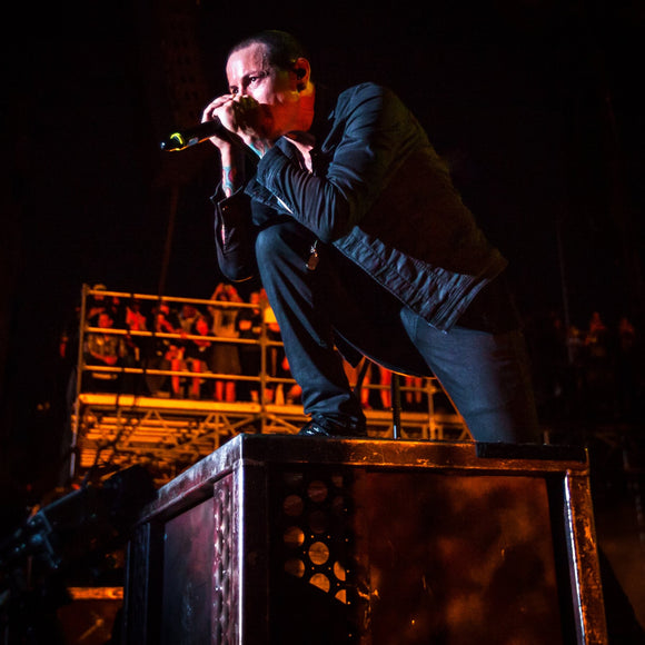 Chester Bennington of Linkin Park. ©2015 Steve Ziegelmeyer
