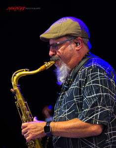 Steve Berlin of Los Lobos. ©2021 Steve Ziegelmeyer