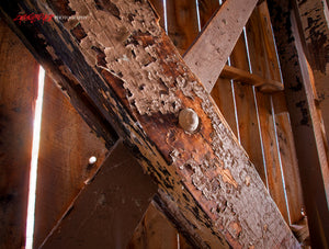 Interior beam of covered bridge. Lynchburg, Ohio. ©2013 Steve Ziegelmeyer