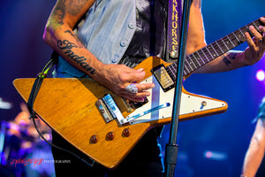 Rickey Medlocke of Lynyrd Skynyrd. Gibson Explorer. ©2013 Steve Ziegelmeyer