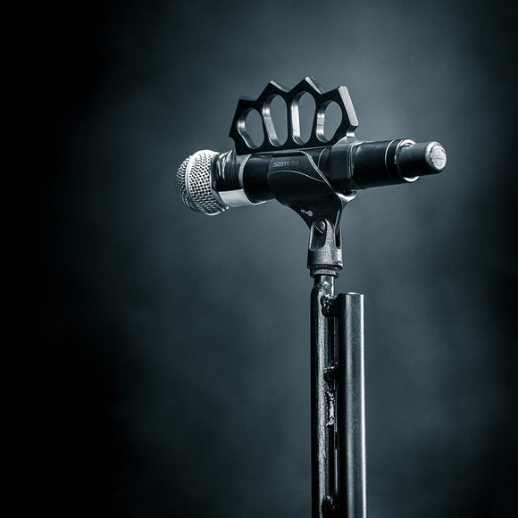 Marilyn Manson mic stand. ©2016 Steve Ziegelmeyer