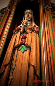 Virgin Mary statue. St Cecilia Church, Oakley, Ohio. ©2010 Steve Ziegelmeyer