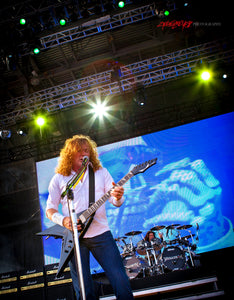Dave Mustaine of Megadeth. ©2012 Steve Ziegelmeyer