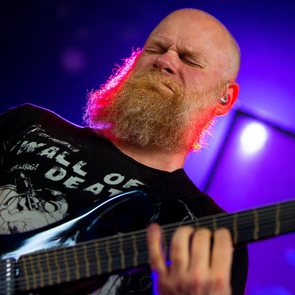 Fredrik Thordendal of Meshuggah. ©2017 Steve Ziegelmeyer