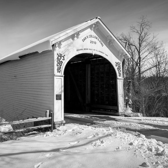 Moscow covered bridge. Rush County, Indiana. ©2015 Steve Ziegelmeyer