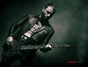 Chris Wolstenholme of Muse. ©2013 Steve Ziegelmeyer