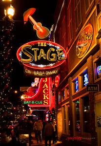 Nashville neon on Broadway. ©2009 Steve Ziegelmeyer