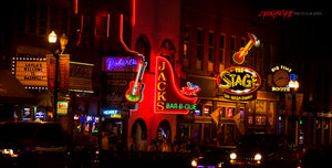 Nashville neon on Broadway. ©2009 Steve Ziegelmeyer