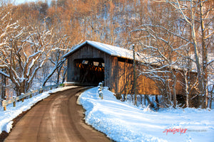 North Pole Road covered bridge. Brown County, Ohio. ©2013 Steve Ziegelmeyer
