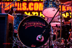 Peter Frampton drums. ©2013 Steve Ziegelmeyer