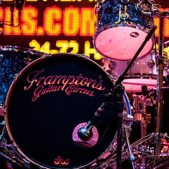 Peter Frampton drums. ©2013 Steve Ziegelmeyer