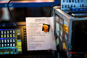 Peter Frampton Finale-Farewell Tour, Cincinnati setlist. ©2019 Steve Ziegelmeyer