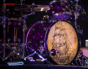 Chad Smith's drums. Red Hot Chili Peppers. ©2017 Steve Ziegelmeyer