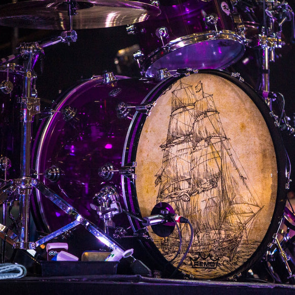 Chad Smith's drums. Red Hot Chili Peppers. ©2017 Steve Ziegelmeyer