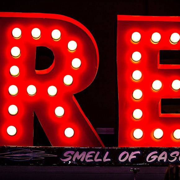 Reverend Horton Heat sign. ©2014 Steve Ziegelmeyer