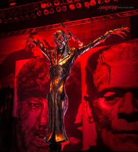Rob Zombie mic stand. ©2015 Steve Ziegelmeyer