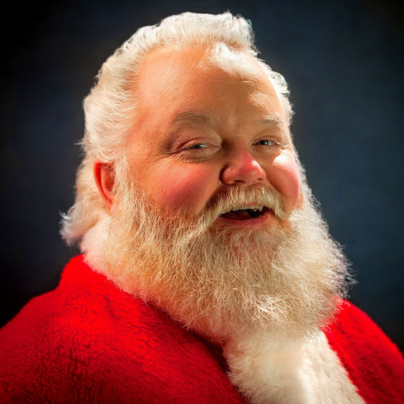 Santa Claus chuckling. ©2014 Steve Ziegelmeyer