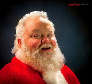 Santa Claus chuckling. ©2014 Steve Ziegelmeyer