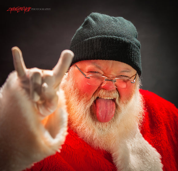 Rock and Roll Santa Claus. ©2015 Steve Ziegelmeyer