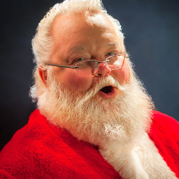 Santa Claus with glasses. Ho ho ho. ©2014 Steve Ziegelmeyer
