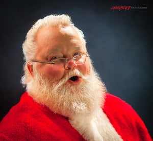 Santa Claus with glasses. Ho ho ho. ©2014 Steve Ziegelmeyer