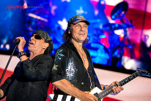 Klaus Meine and Mathias Jabs of Scorpions. ©2015 Steve Ziegelmeyer