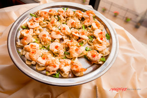 Shrimp hors d'oeuvres. ©2016 Steve Ziegelmeyer