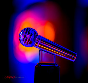 Microphone award. ©2018 Steve Ziegelmeyer