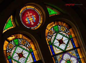St. Anthony Church stained glass. Morris, Indiana. ©2011 Steve Ziegelmeyer