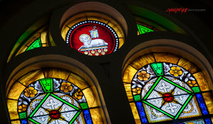 St. Anthony Church stained glass. Morris, Indiana. ©2011 Steve Ziegelmeyer