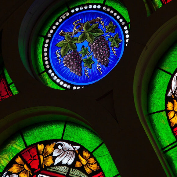 St. Anthony Church stained glass. Morris, Indiana. ©2011 Steve Ziegelmeyer