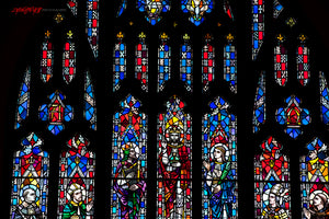 St. Cecilia Church stained glass. Cincinnati, Ohio. ©2011 Steve Ziegelmeyer