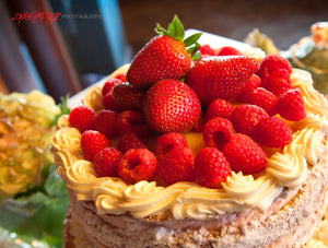 Strawberry Raspberry Cake. ©2010 Steve Ziegelmeyer