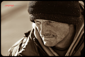 Larry. Street portrait. ©2010 Steve Ziegelmeyer