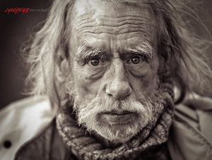 Ronald AKA Einstein. Street portrait. ©2010 Steve Ziegelmeyer