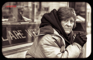 Homeless woman. Street portrait. ©2010 Steve Ziegelmeyer