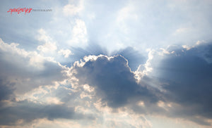 Cloud sunburst. ©2009 Steve Ziegelmeyer