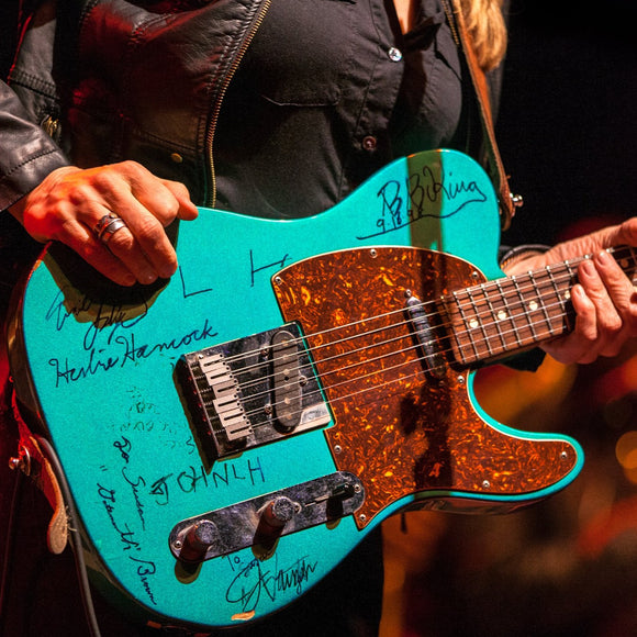 Susan Tedeschi's guitar. Tedeschi Trucks Band. ©2013  Steve Ziegelmeyer