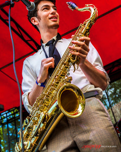 Mike Sarason of The Pinstripes. ©2014 Steve Ziegelmeyer