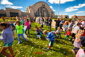 Easter Egg Hunt. Cincinnati Museum Center. Cincinnati, Ohio. ©2014 Steve Ziegelmeyer