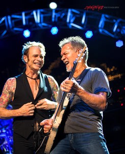 David Lee Roth and Eddie Van Halen. ©2015 Steve Ziegelmeyer
