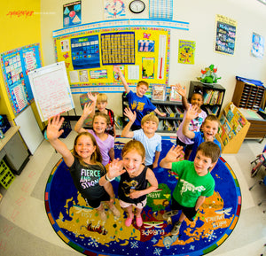 Elementary school kids in class. ©2019 Steve Ziegelmeyer