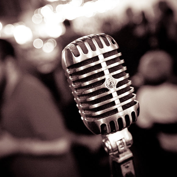 Vintage microphone. ©2011 Steve Ziegelmeyer