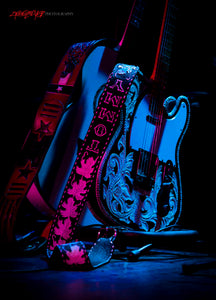Tommy Townsend's guitar. Waymore's Outlaws. ©2015 Steve Ziegelmeyer