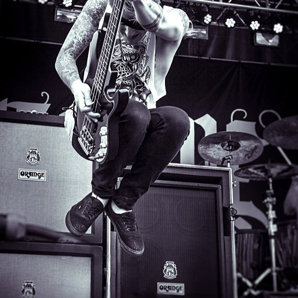 Andy Glass of We Came As Romans. ©2014 Steve Ziegelmeyer